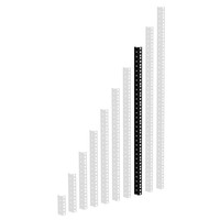 Adam Hall Rackprofiel 16HE zwart Rackprofiel 16HE zwart