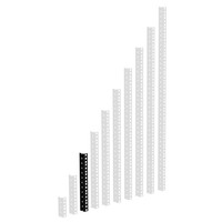 Adam Hall Rackprofiel 6HE zwart Rackprofiel 6HE zwart