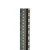 Adam Hall Dubbel rackprofiel heavy duty 45HE zwart Dubbel rackprofiel heavy duty 45HE zwart