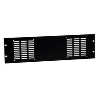 Adam Hall 8763 19 inch ventilatiepaneel voor 2 ventilatoren 3 HE 8763 19 inch ventilatiepaneel voor 2 ventilatoren 3 HE