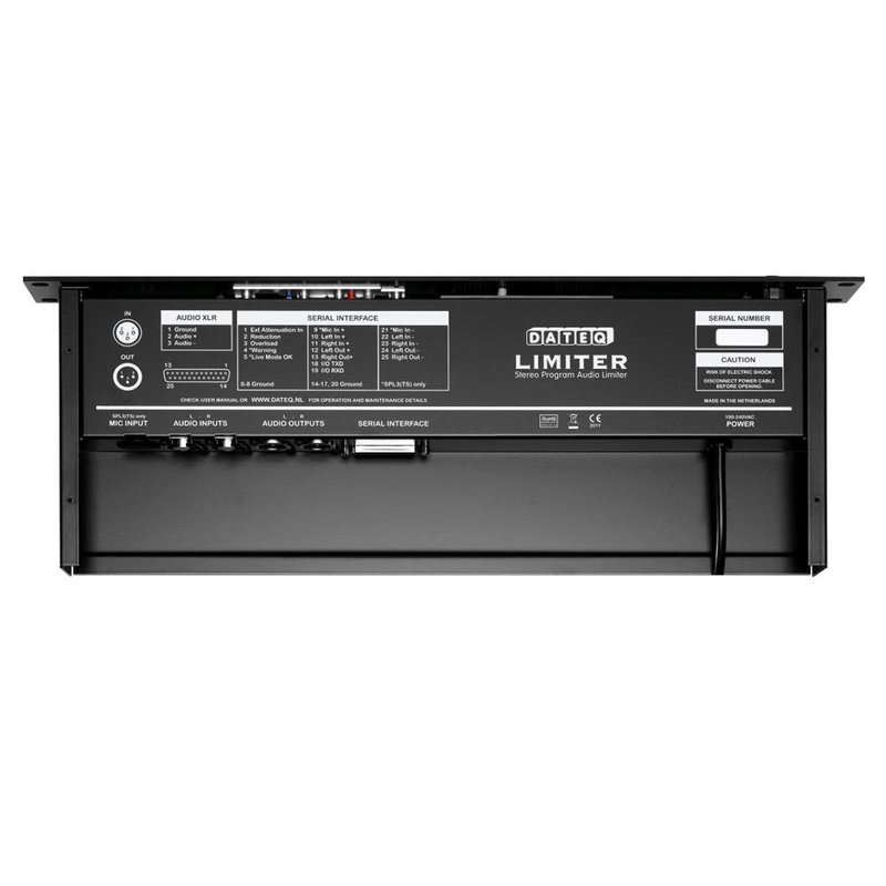 SPL2TS geluidsdruk limiter met klok