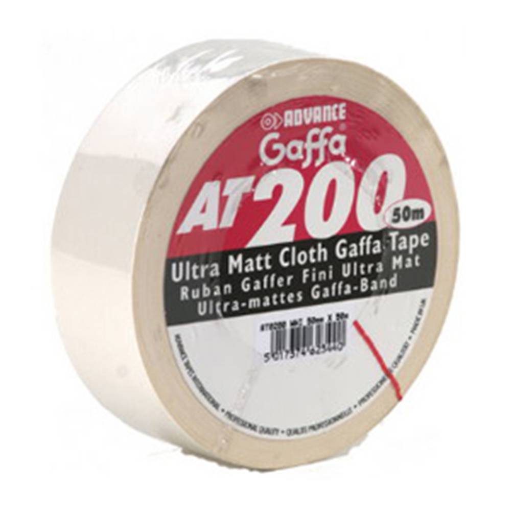 Advance AT200 gaffa tape 50mm 50m wit