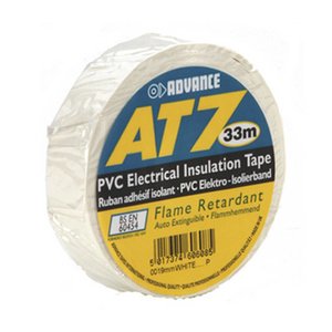 Advance Tapes AT7 PVC tape 19mm 33m wit