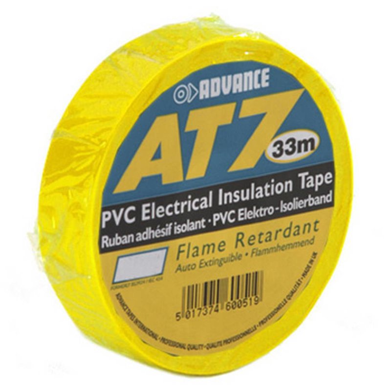 AT7 PVC tape 19mm 33m geel