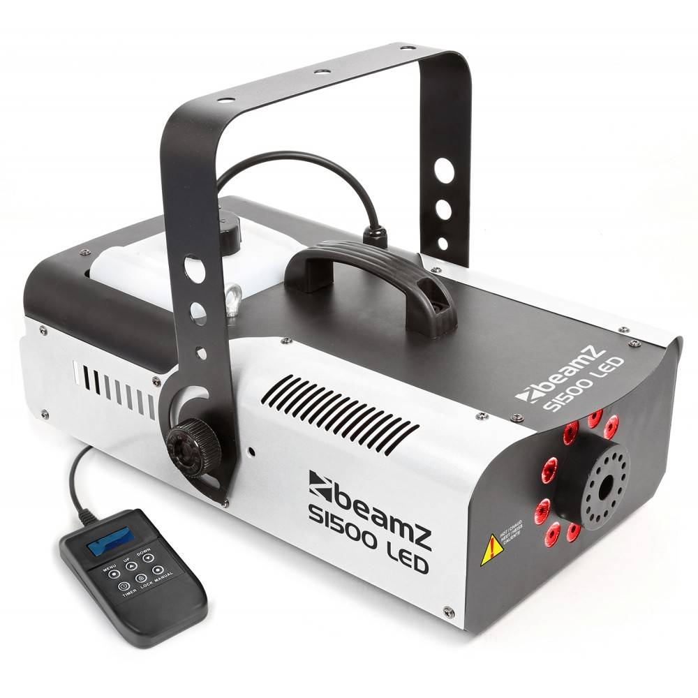 BeamZ S1500LED DMX rookmachine 1500W met LEDs afbeelding