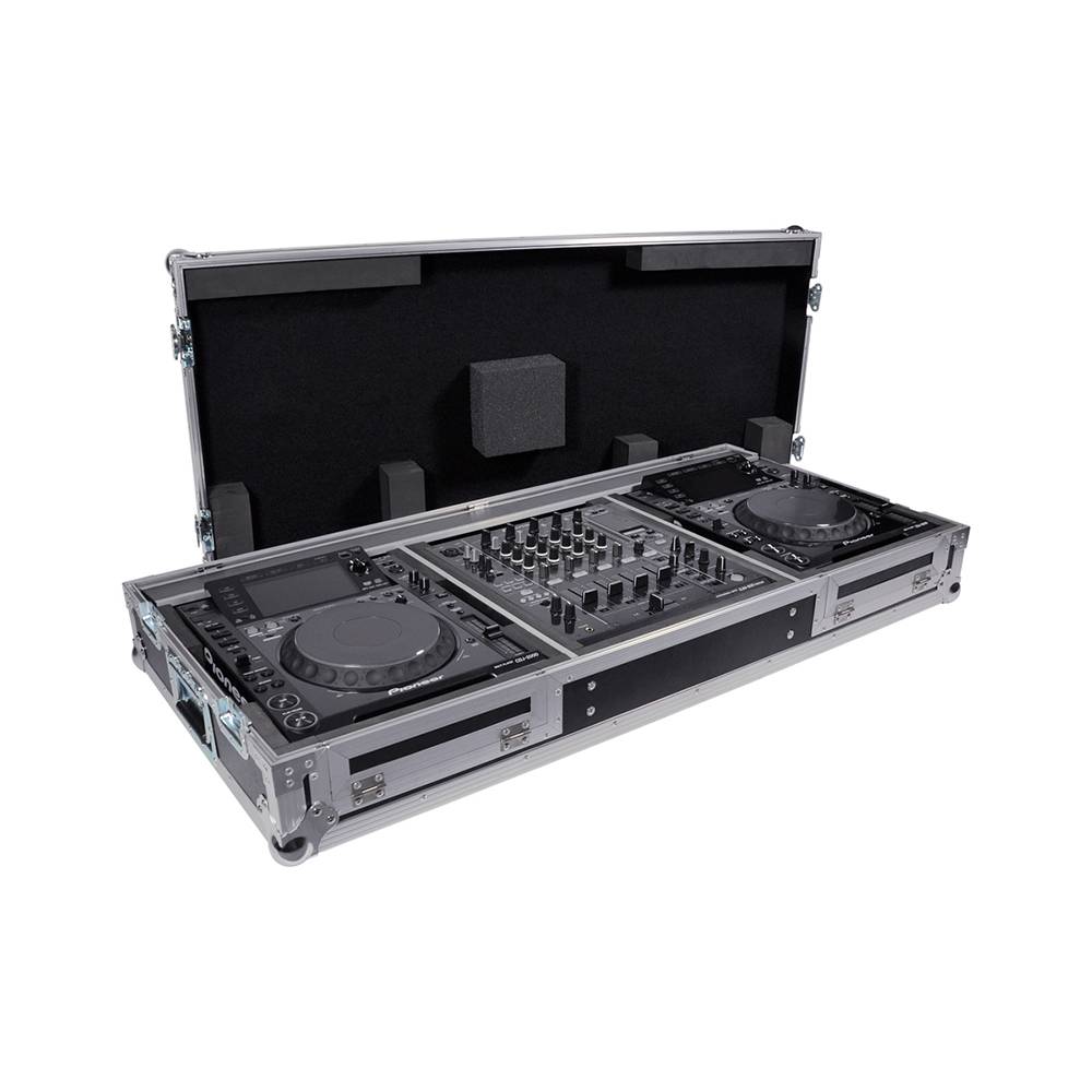 ProDJuser CDJ-15MKII Flightcase voor 2x CDJ-2000 en DJM-900