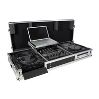CDJ15 MKII Laptop Flightcase voor 2x CDJ-2000, DJM-900 & laptop