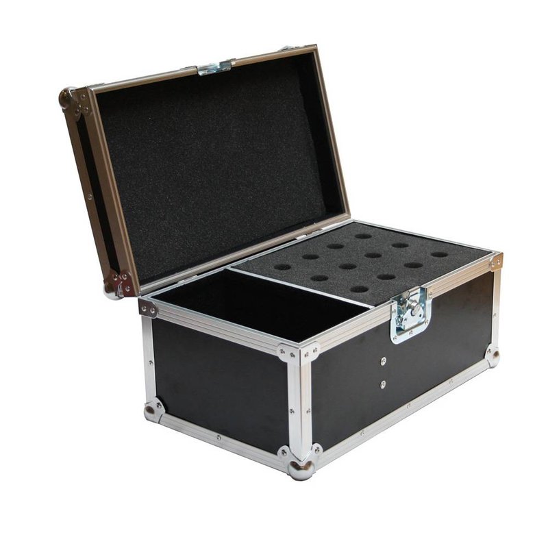 Mic Deluxe flightcase voor 12 microfoons