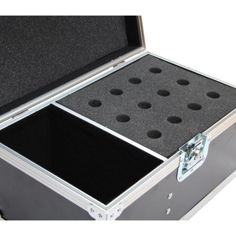 Mic Deluxe flightcase voor 12 microfoons