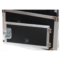 Slant 11-4 MK2 flightcase 11 HE/4 HE met laptop plateau
