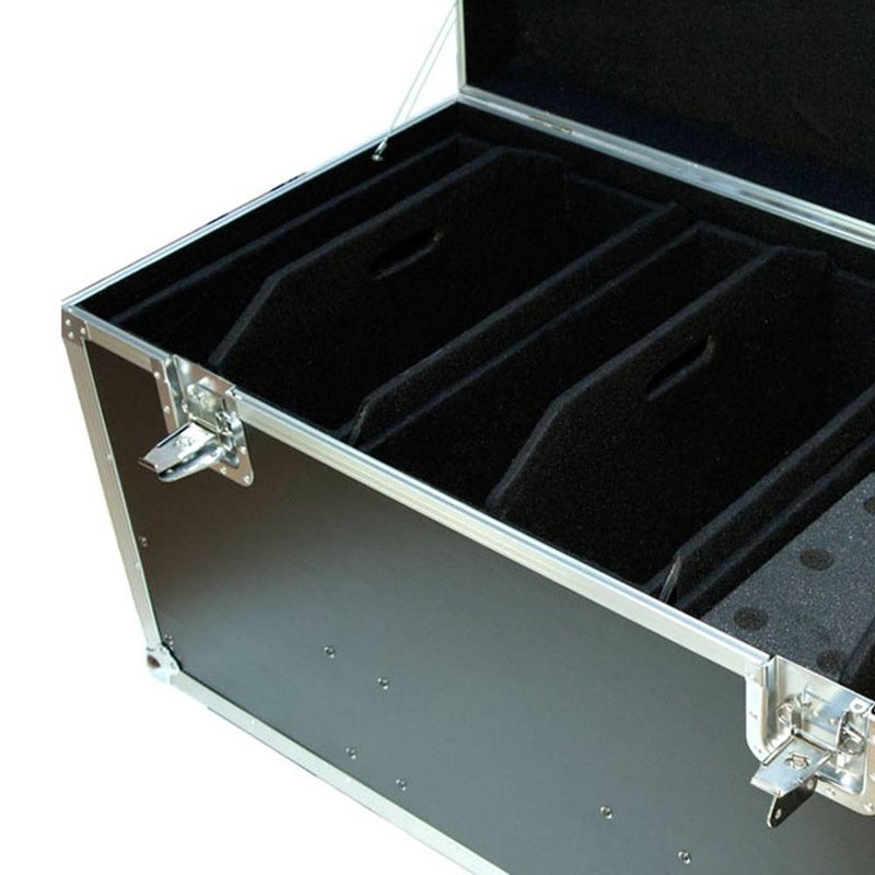 Professionele kabel flightcase met vakverdeling