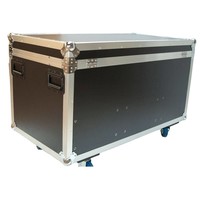 Professionele kabel flightcase met vakverdeling