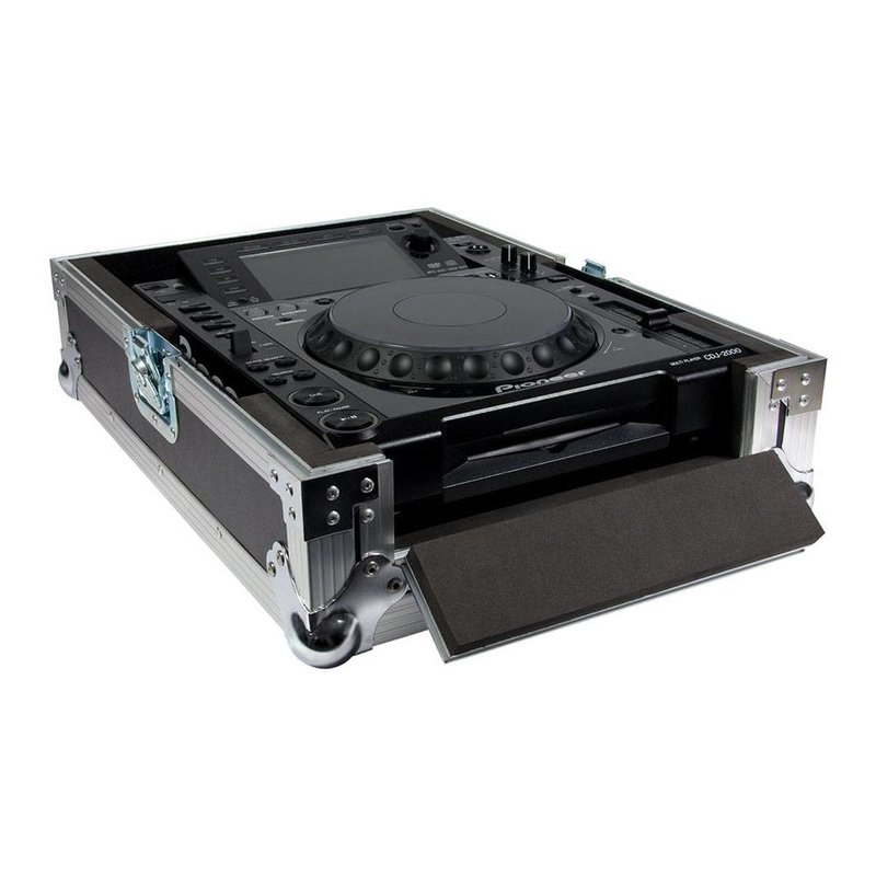 Flightcase voor Pioneer CDJ-2000 en CDJ-900 met scharnierend klepje