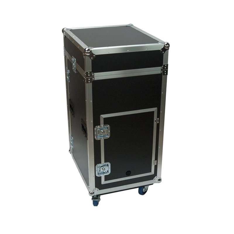 Slant 12-16 flightcase 12 HE/16 HE