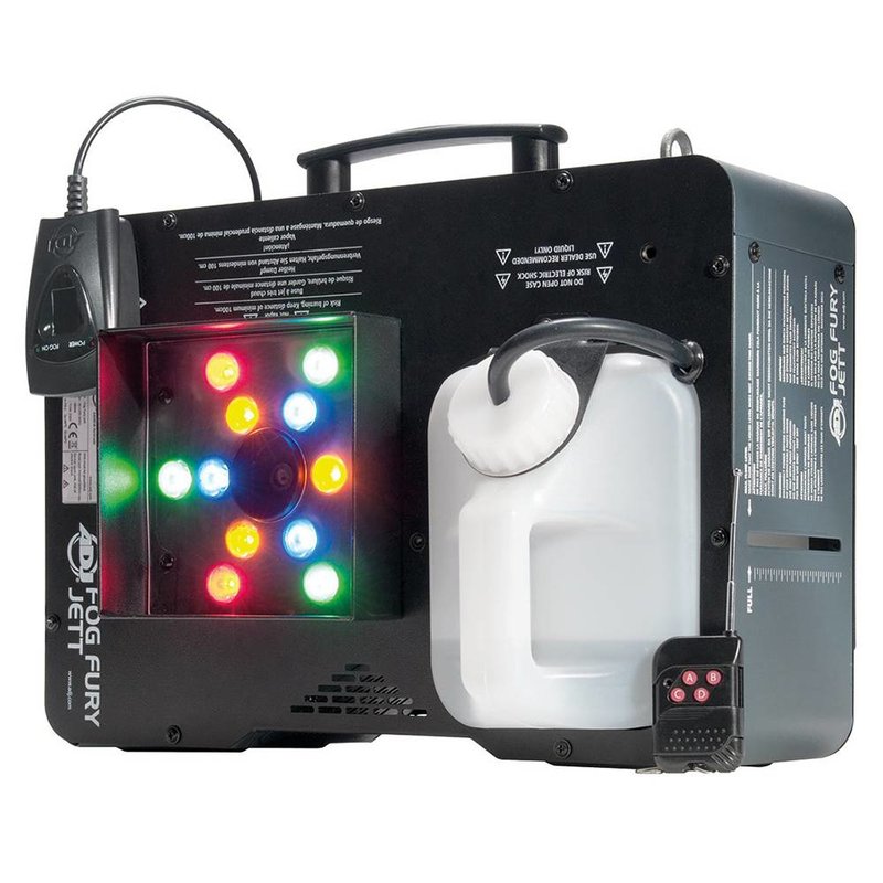Fog Fury Jett verticale rookmachine met LED's