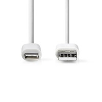 Oplaadkabel Apple lightning 8-pins naar USB 3m wit