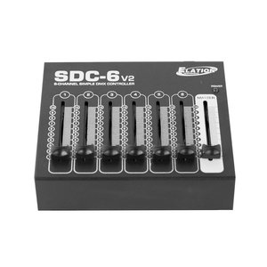 Elation Lighting SDC6 eenvoudige DMX lichtcontroller Elation Lighting SDC6 eenvoudige DMX lichtcontroller