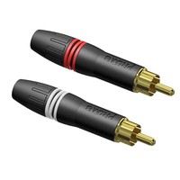 Procab PCR2M/BG set tulpconnectors male PCR2M/BG set tulpconnectors male