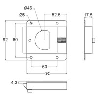 Penn Elcom L2470 Slam lid sluiting L2470 Slam lid sluiting