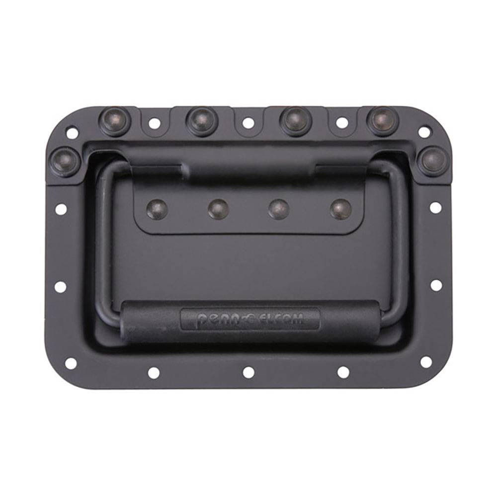 Penn Elcom H7165-10K Groot inbouwhandvat met veer zwart afbeelding