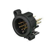 NC5MAV XLR male chassisdeel 5-polig