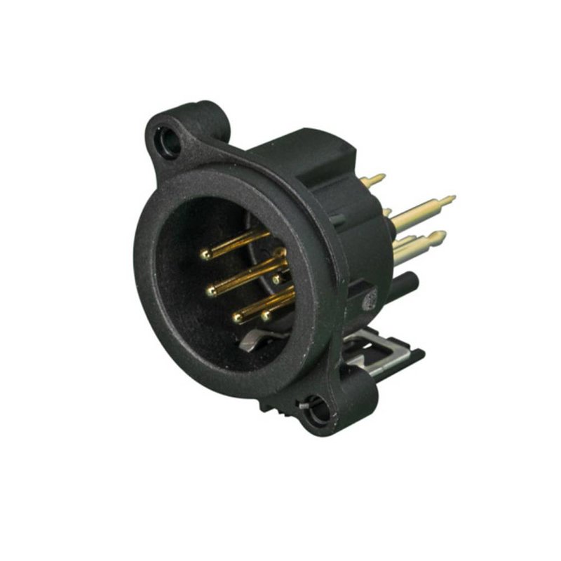 NC5MAV XLR male chassisdeel 5-polig