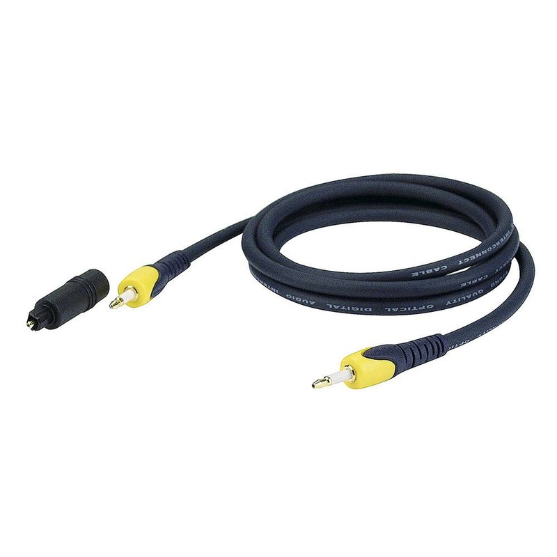 FOP02 Miniplug-Toslink kabel 6m