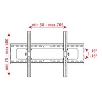 PLB-3260A TV muurbeugel 32 tot 60 inch kantelbaar