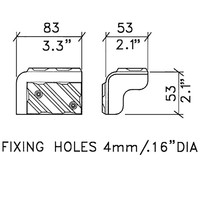 C1568 Boxhoek 83x53mm stapelbaar