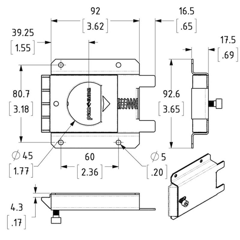 L2471 Slam lid sluiting