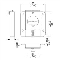 LG-2455 Slam lid sluiting klein