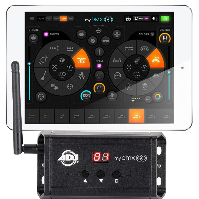 MyDMX GO DMX interface met software