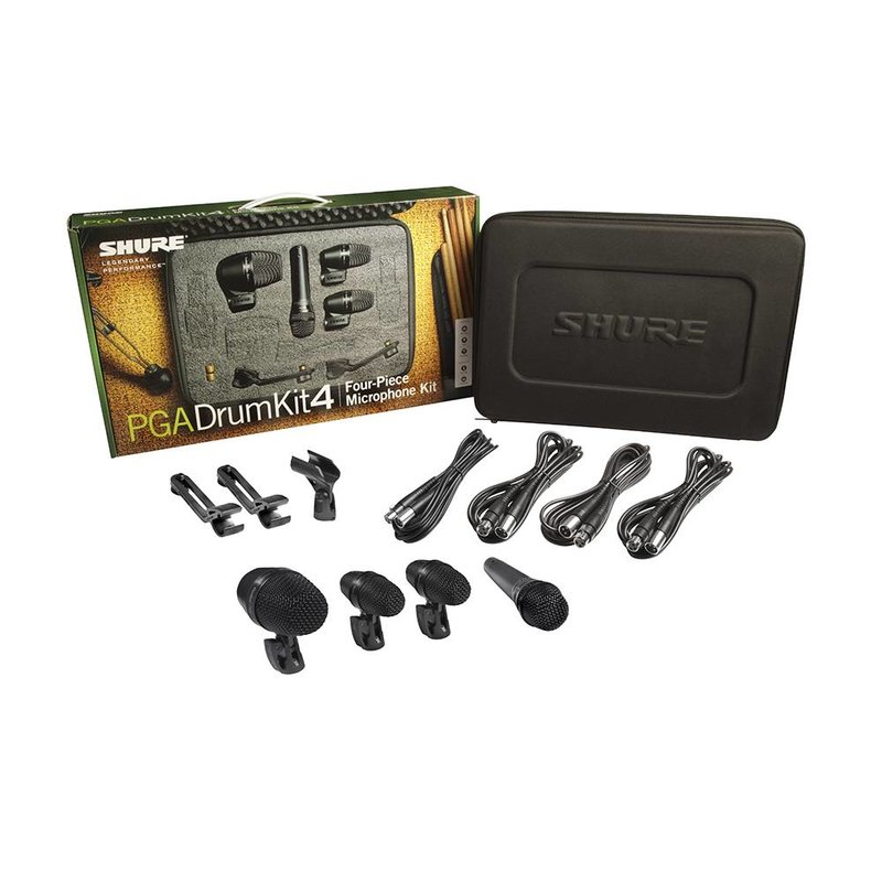 Shure PGADRUMKIT4 drummicrofoonset PGADRUMKIT4 drummicrofoonset