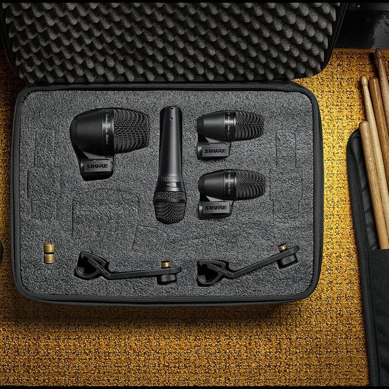 Shure PGADRUMKIT4 drummicrofoonset PGADRUMKIT4 drummicrofoonset