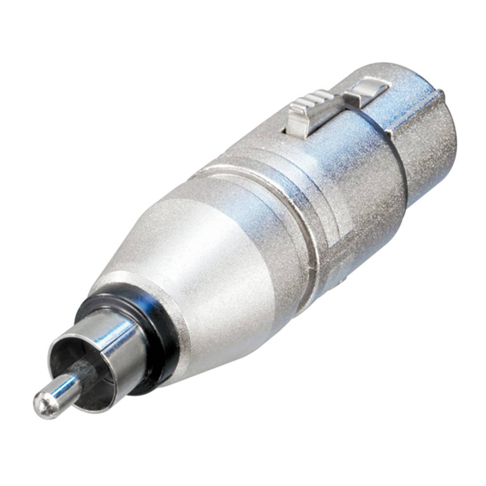 Neutrik NA2FPMM XLR female naar RCA male adapter afbeelding