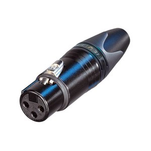 Neutrik NC3FXX-BAG Female XLR kabeldeel 3p zwart