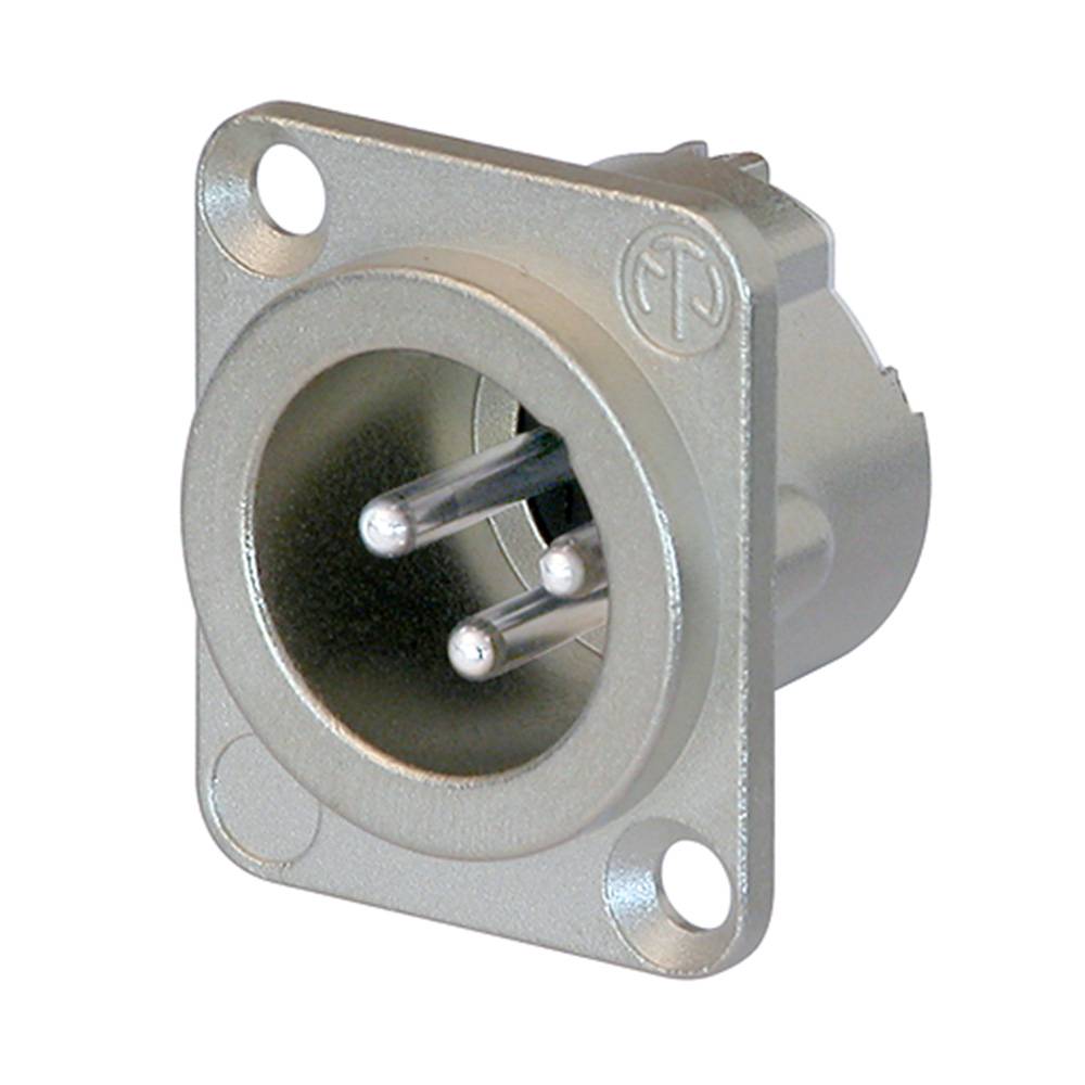 Neutrik NC3MD-LX Male XLR chassisdeel 3p afbeelding