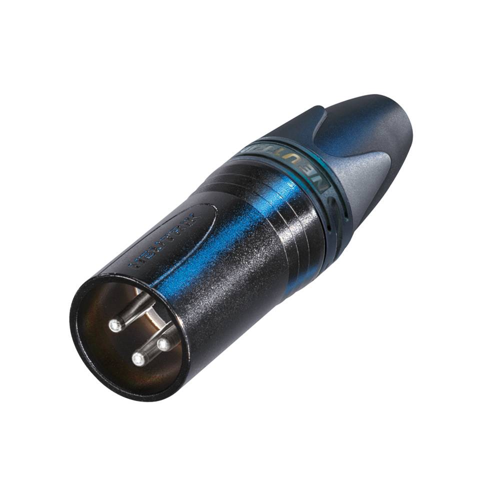 Neutrik NC3MXX-BAG Male XLR kabeldeel 3p zwart afbeelding