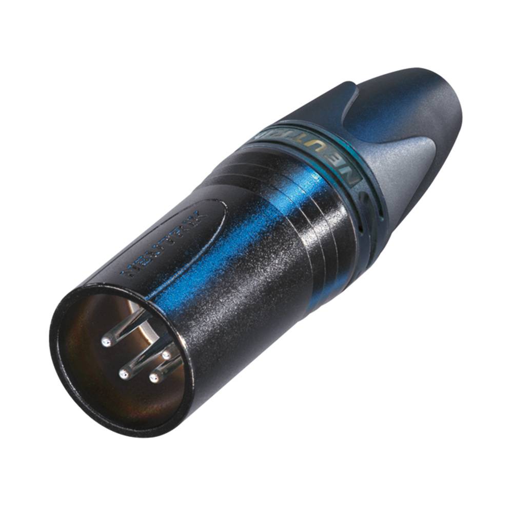 Neutrik NC4MXX-BAG Male XLR kabeldeel 4p zwart afbeelding