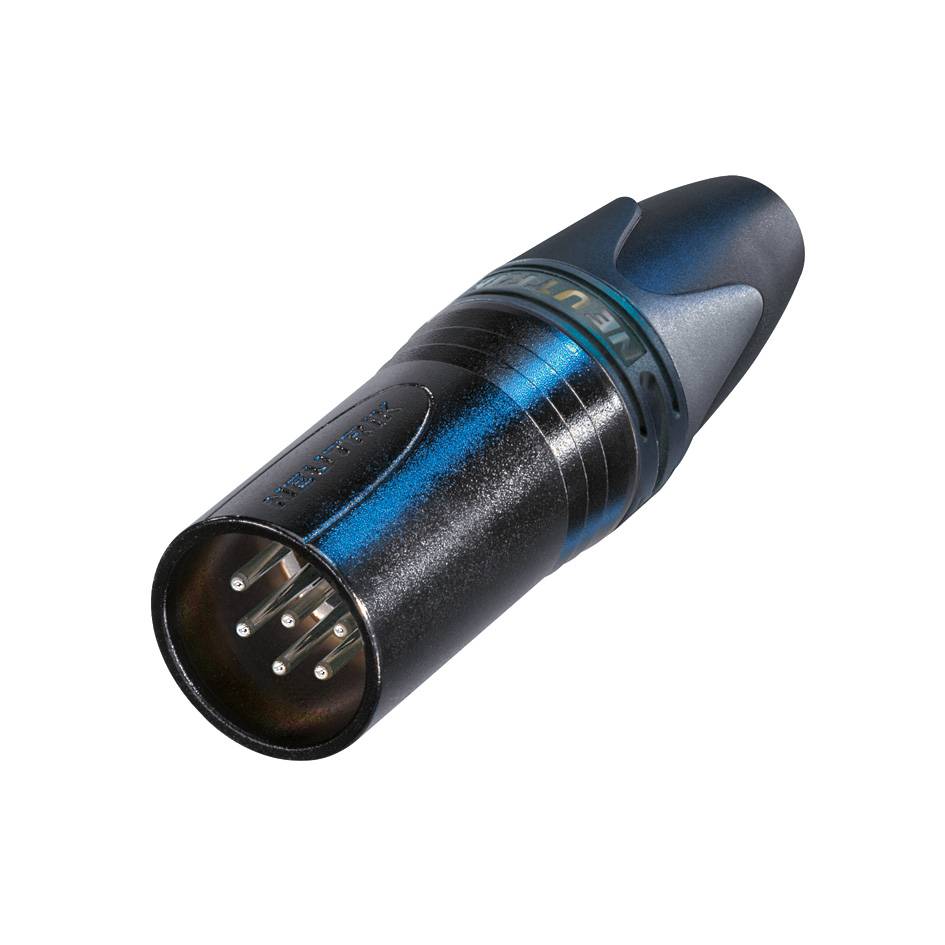 Neutrik NC6MXX-BAG Male XLR kabeldeel 6p zwart afbeelding