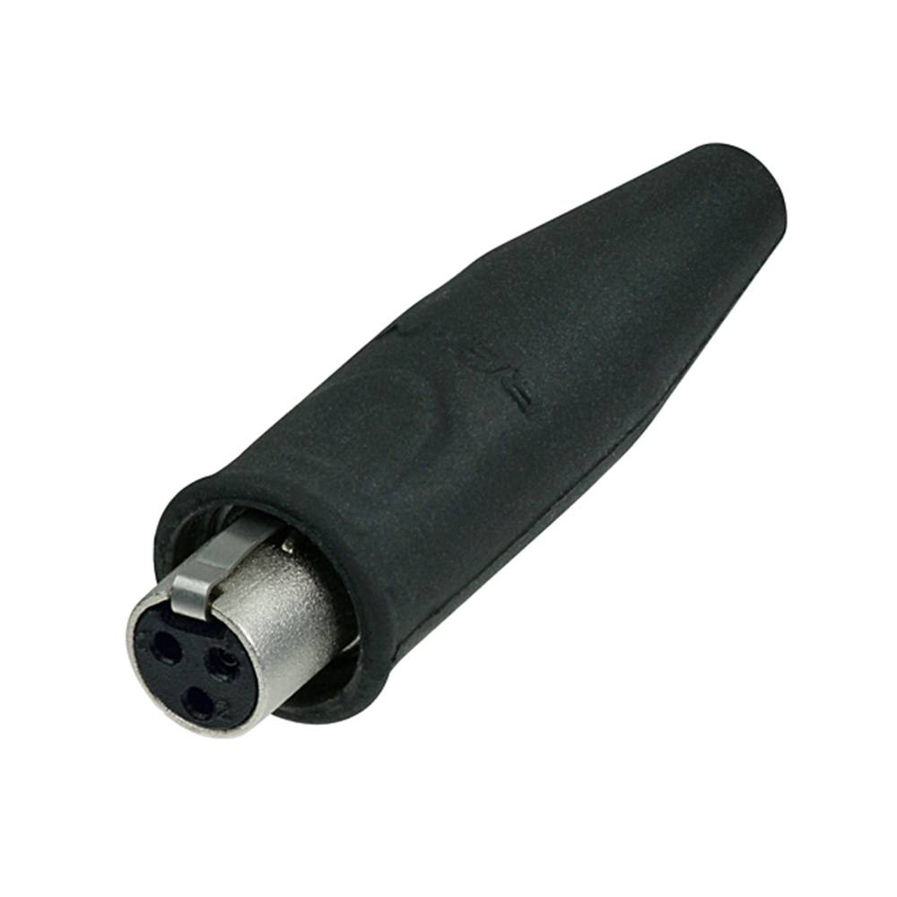 Rean RT3FC-B-W mini XLR kabeldeel female 3-polig afbeelding