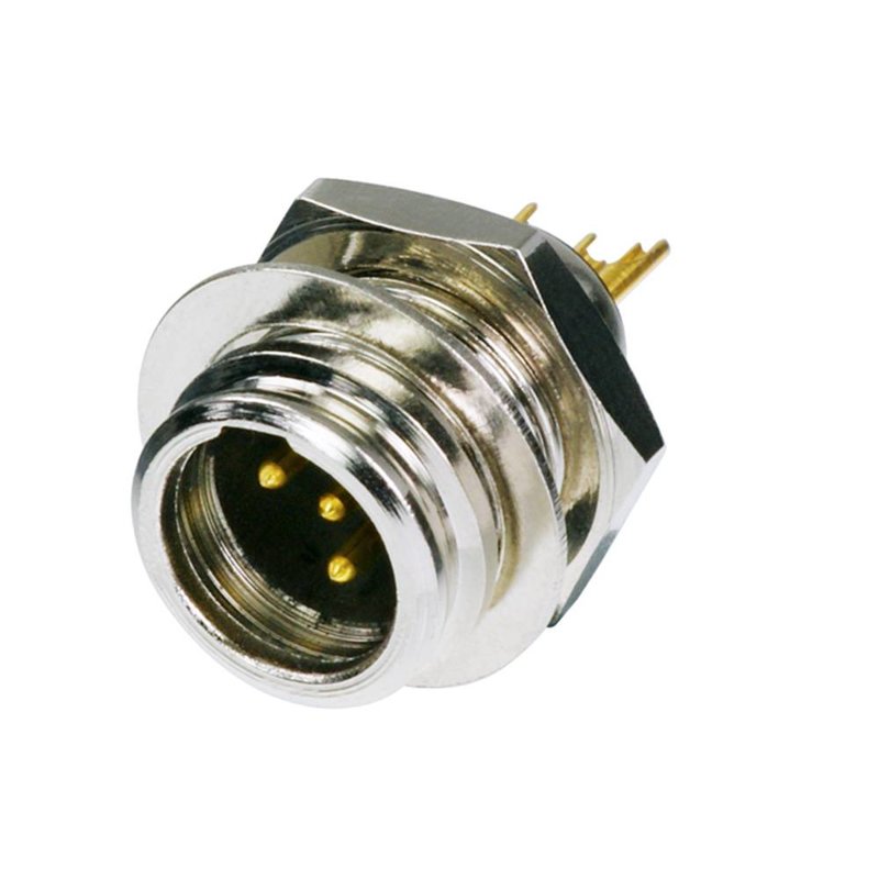 RT4MP mini XLR chassisdeel male 4-polig