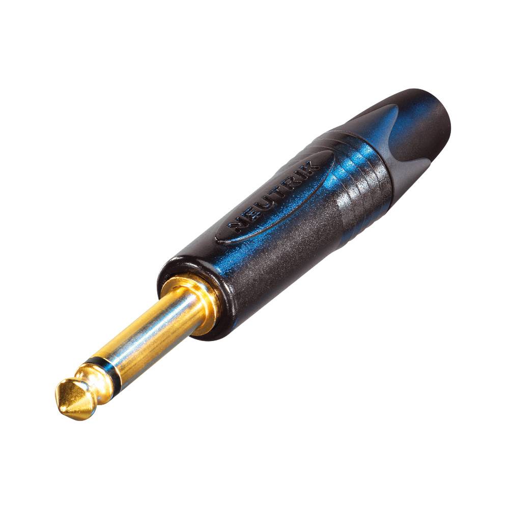 Neutrik NP2X-B Mono jack kabeldeel zwart afbeelding