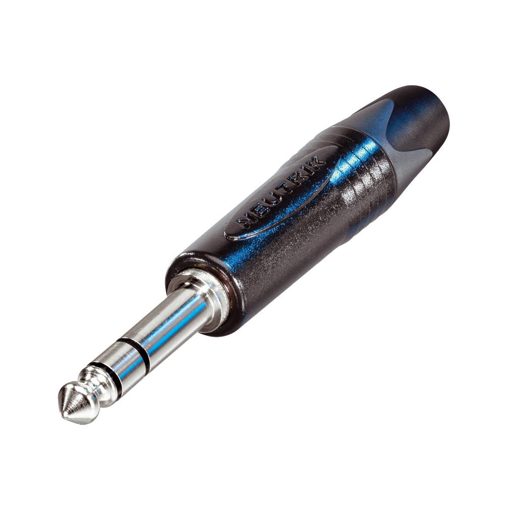 Neutrik NP3X-BAG Stereo jack kabeldeel zwart afbeelding