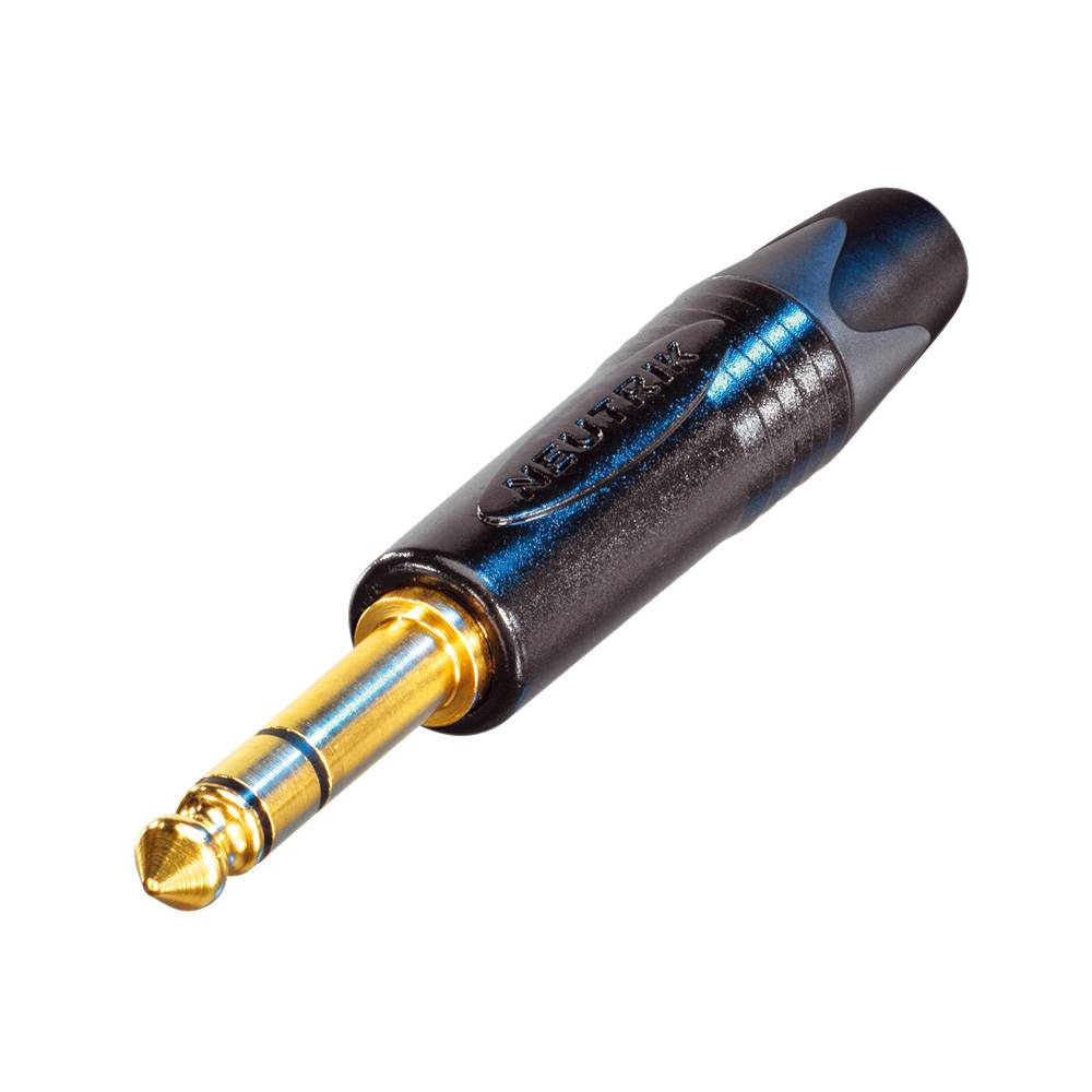 Neutrik NP3X-B Stereo jack kabeldeel zwart afbeelding