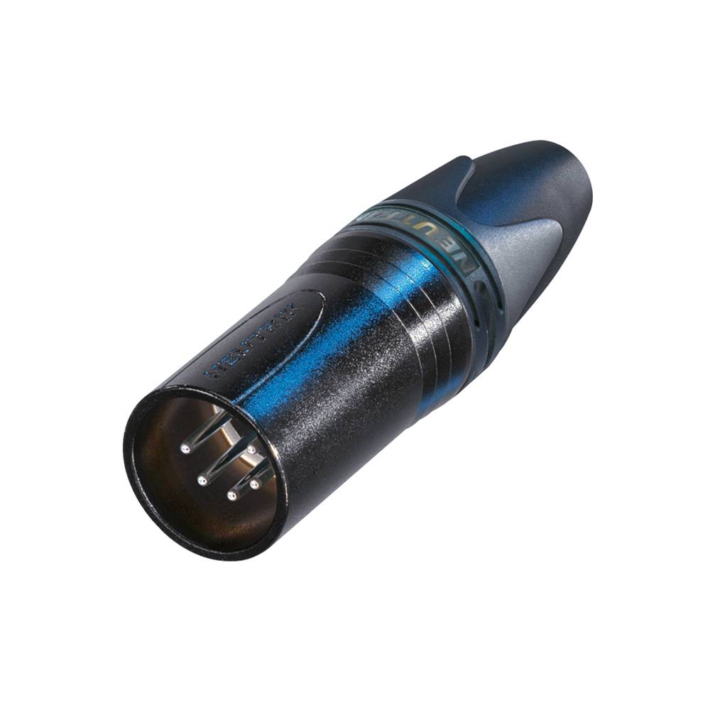 Neutrik NC5MXX-BAG Male XLR kabeldeel 5p zwart afbeelding