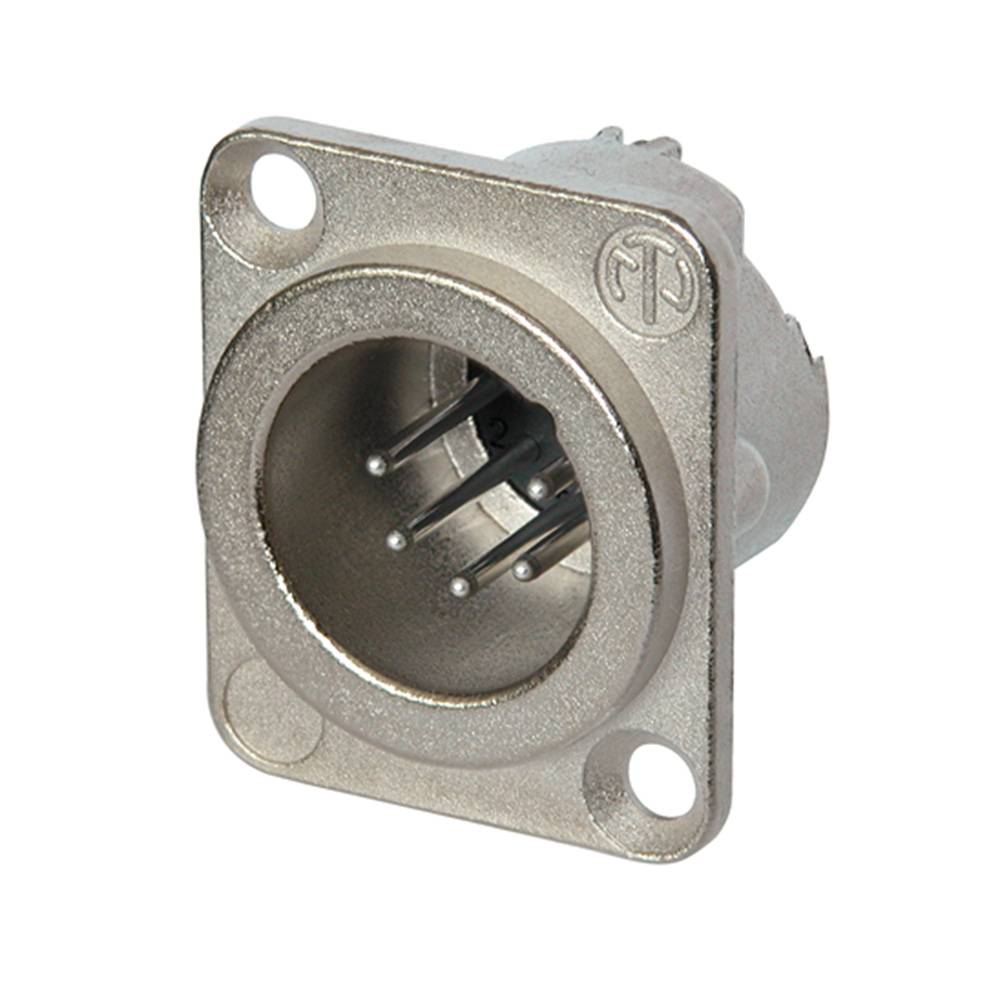 Neutrik NC5MD-LX Male XLR chassisdeel 5p afbeelding