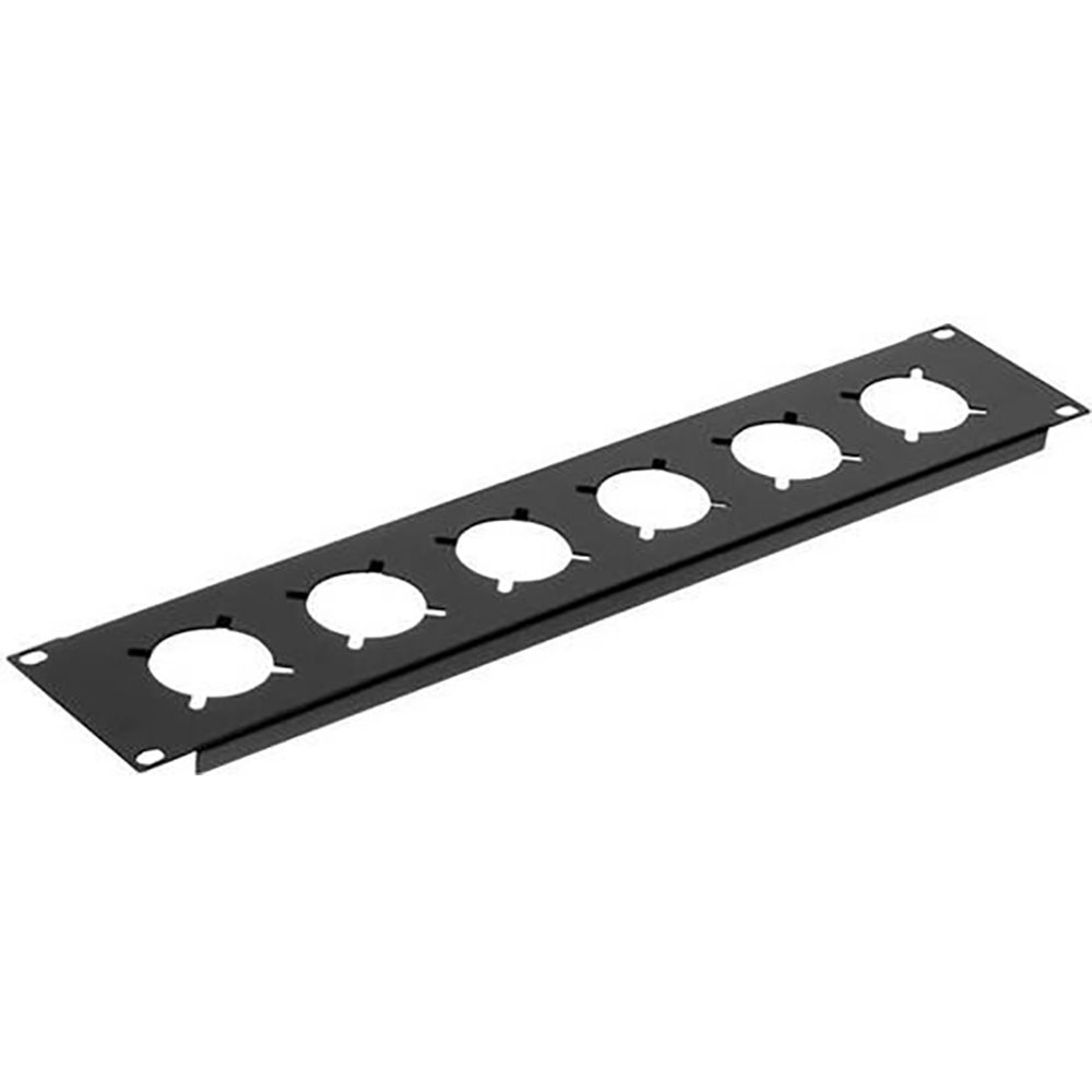 Penn Elcom R1284/2UK rackpaneel voor 6x Schuko chassisdeel 2HE afbeelding