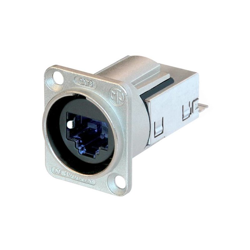 NE8FDY-C6 Ethercon CAT6 chassisdeel zilver