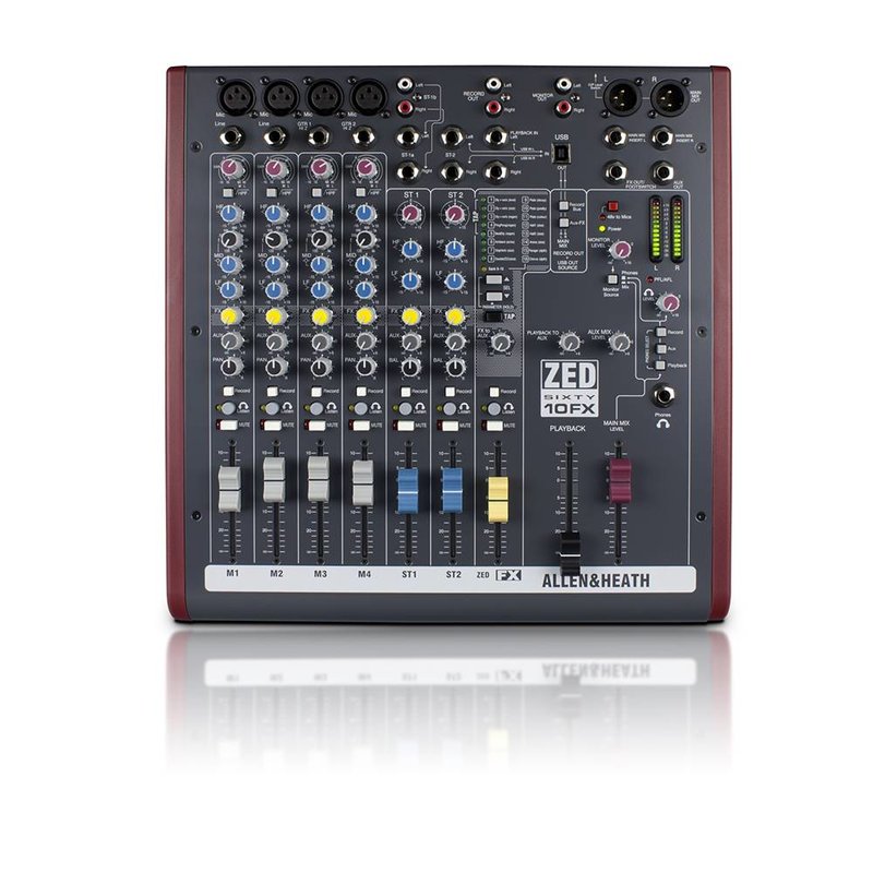 ZED60-10FX PA mixer met effecten
